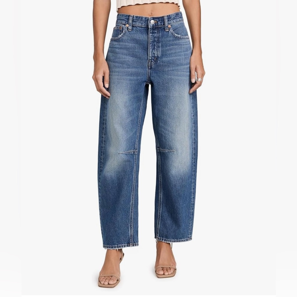 Madewell Darted Barrel Jeans 28 Tall